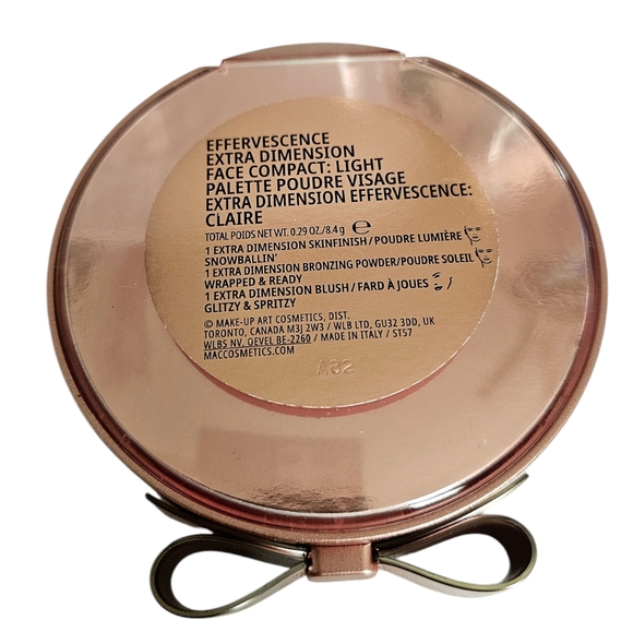 NEW! Mac Cosmetics Effervescence Extra Dimension Face Compact Deep Palette. - Picture 8 of 9